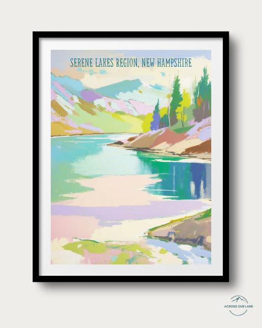 Serene Lakes Region, New Hampshire