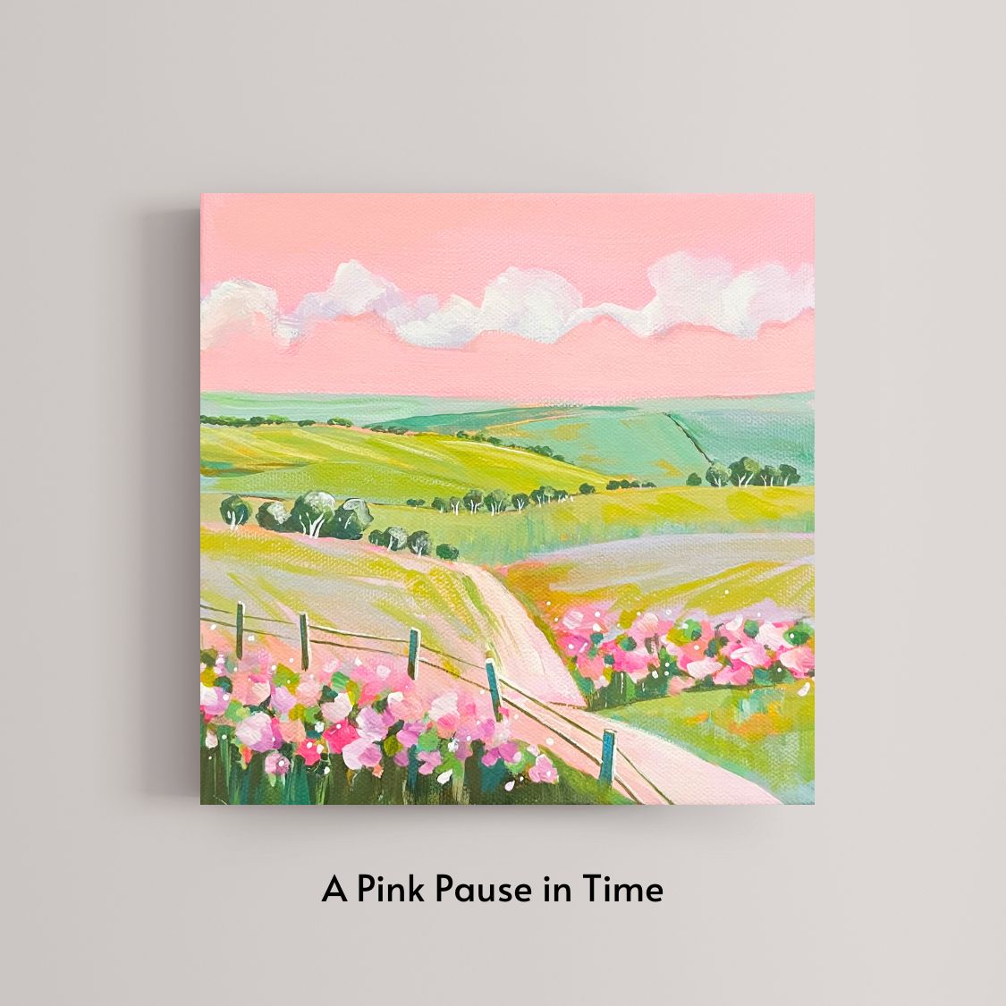 A Pink Pause in Time