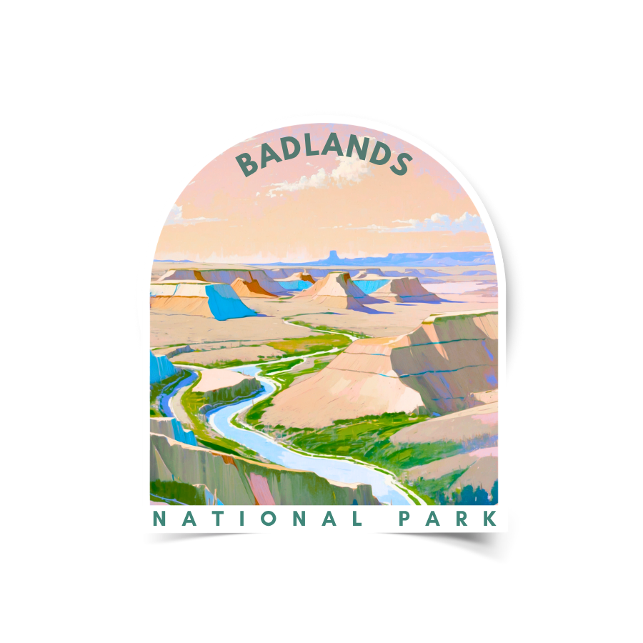 Badlands National Park Sticker