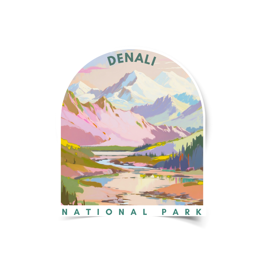 Denali National Park Sticker