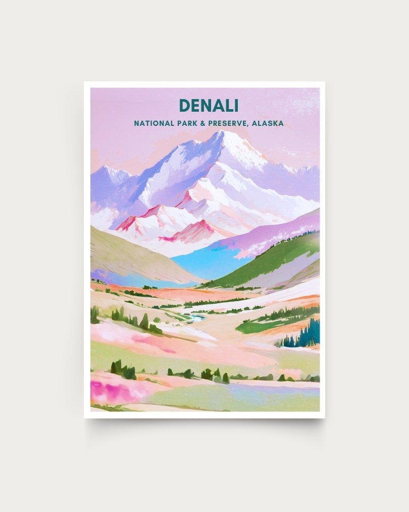 Denali National Park Print