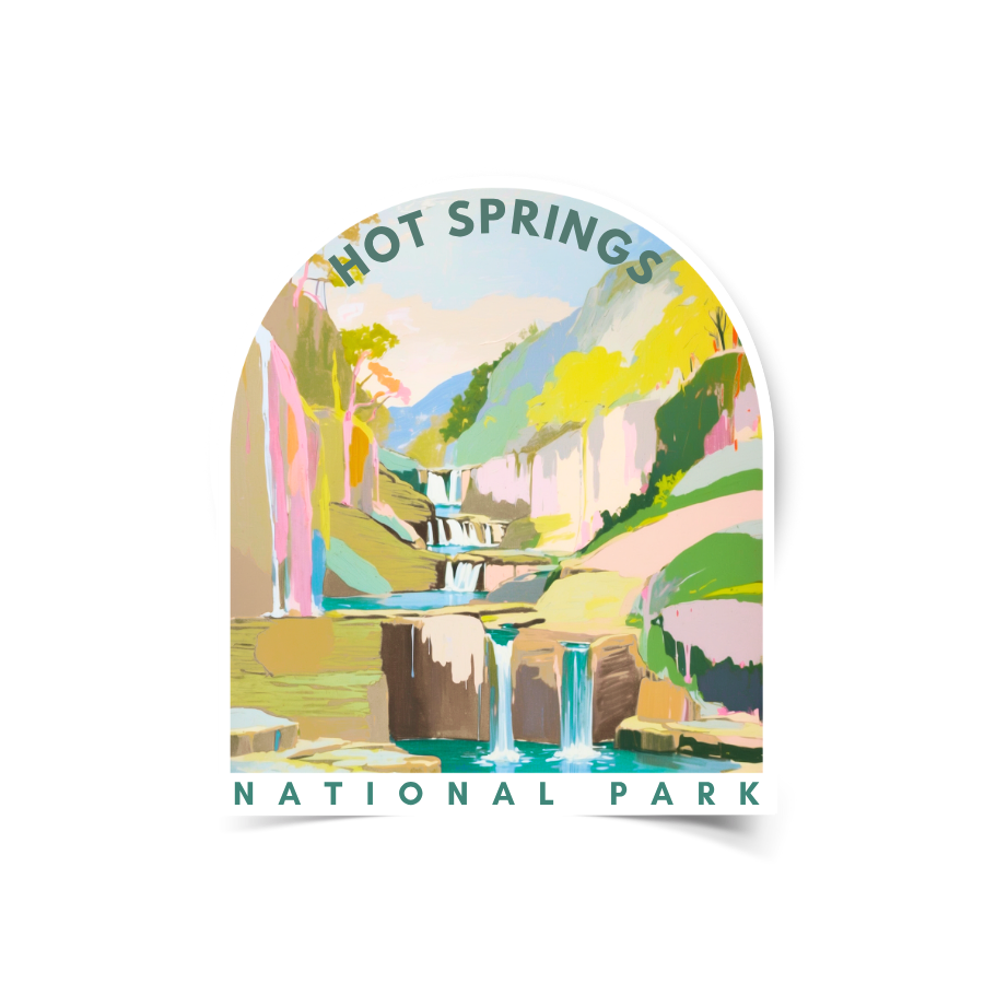 Hot Springs National Park Sticker