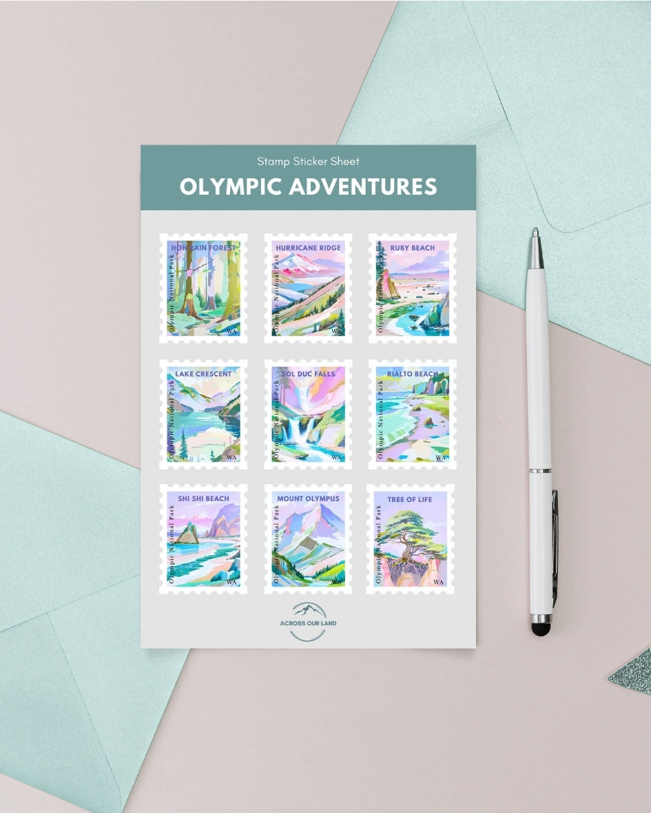 Olympic National Park Sticker Sheet
