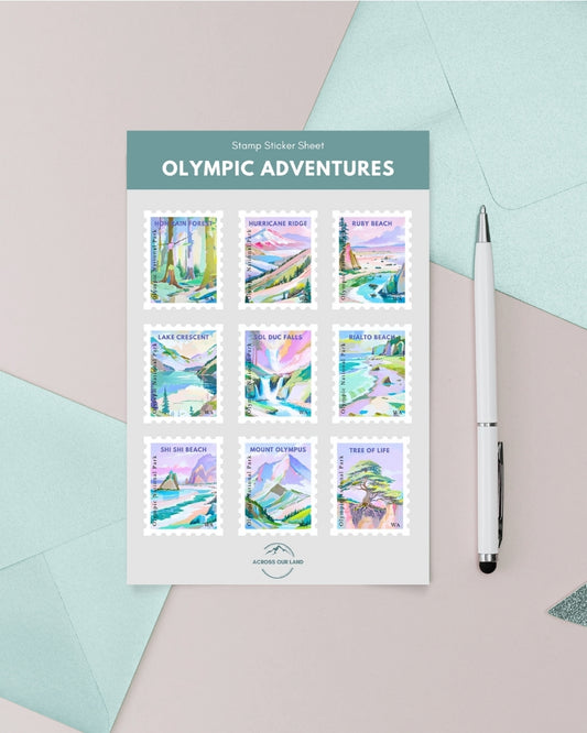 Olympic National Park Sticker Sheet