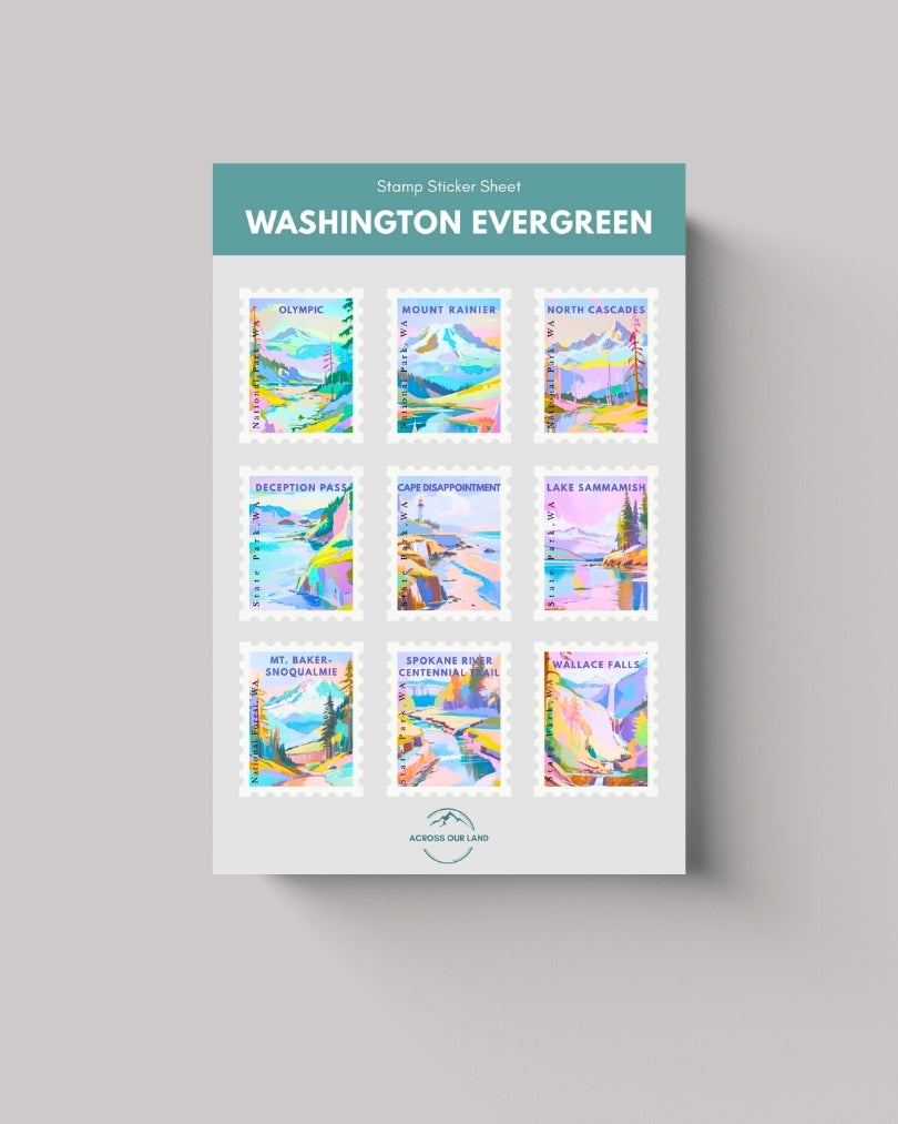 Washington Nature - Sticker Sheet