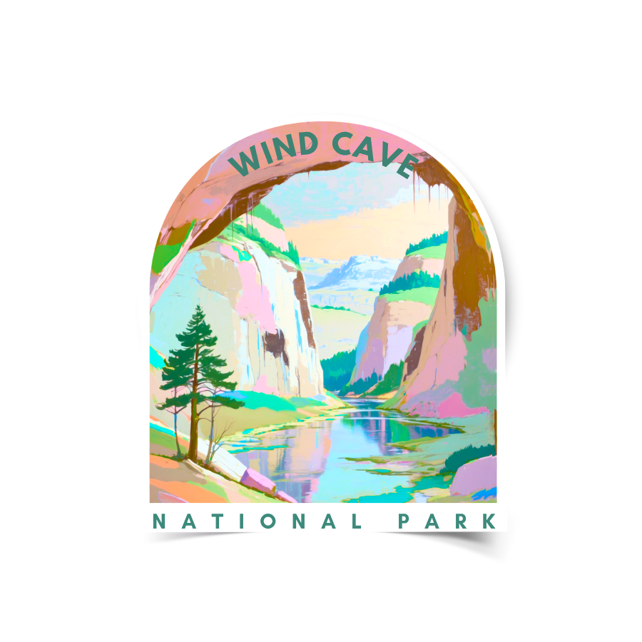 Wind Cave National Park Sticker