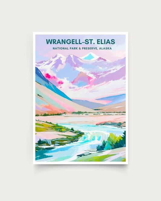 Wrangell- St.Elias National Park Print