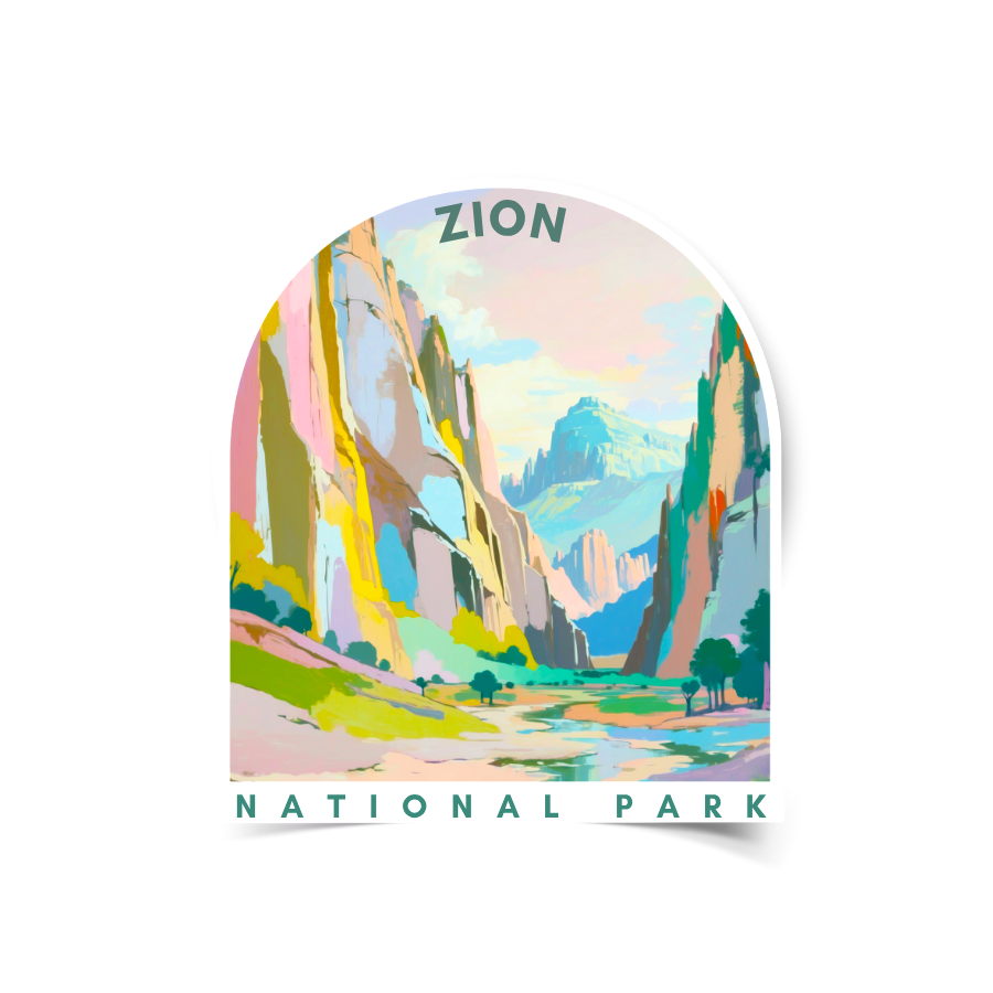 Zion National Park Sticker