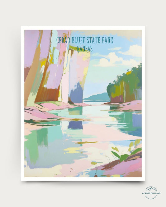Cedar Bluff State Park, Kansas