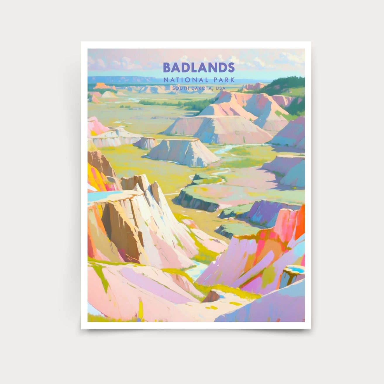 Badlands National Park Print