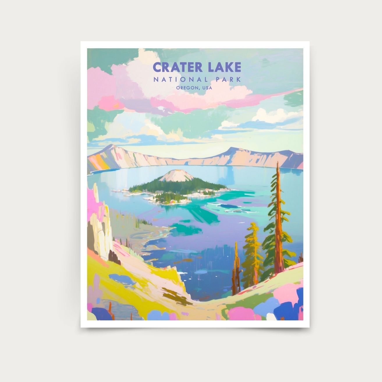 Crater Lake National Park- Orgegon print