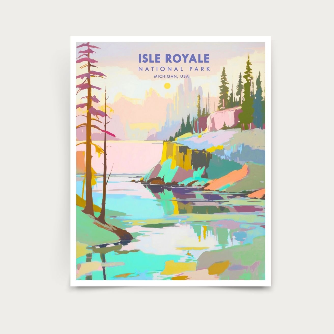 Isle Royale National Park- Michigan Print