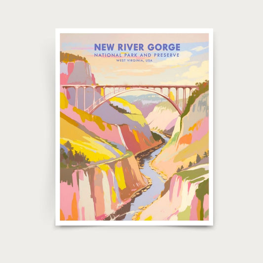 New Rive Gorge National Park- Virginia Print