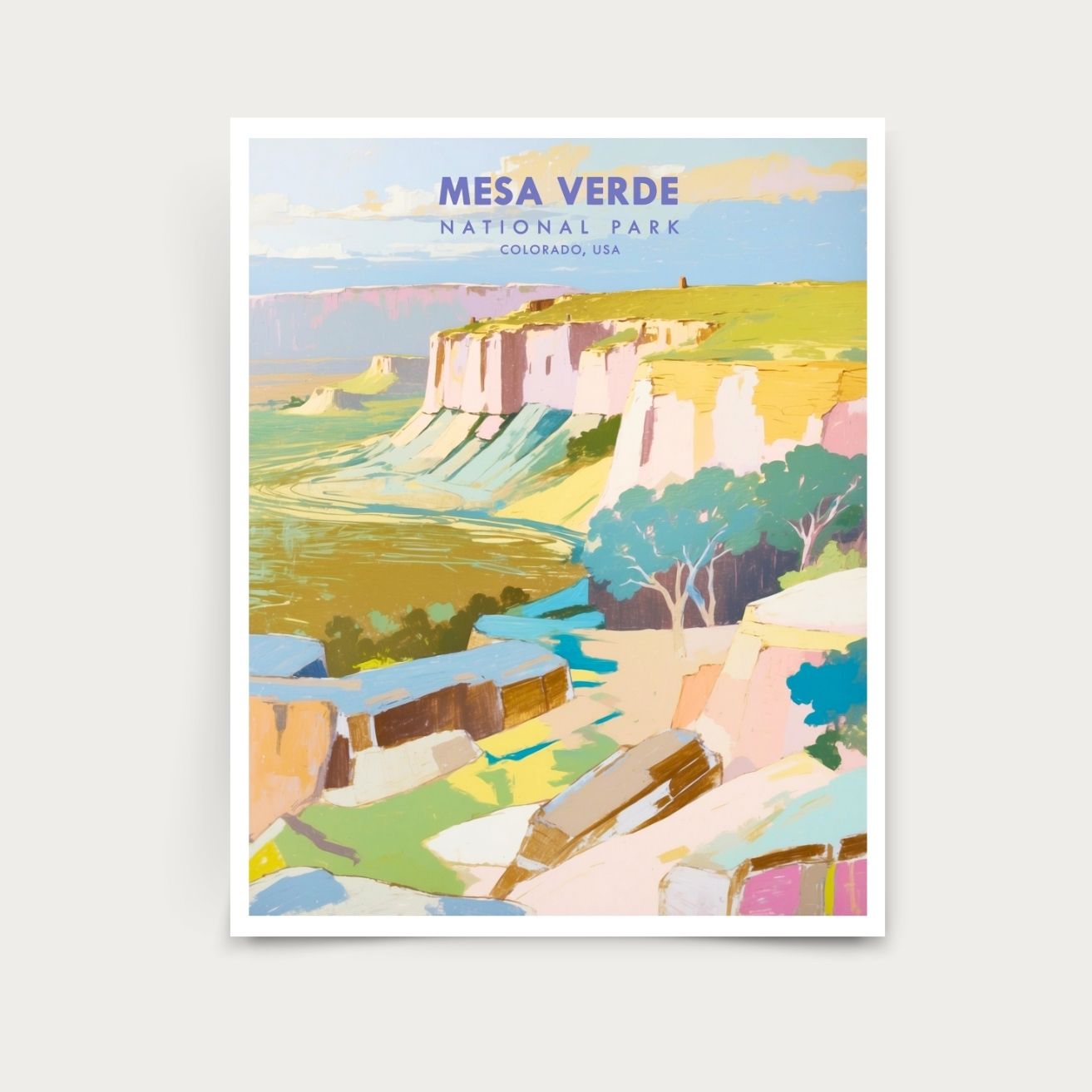 Mersa Verde National Park- Colorado Print