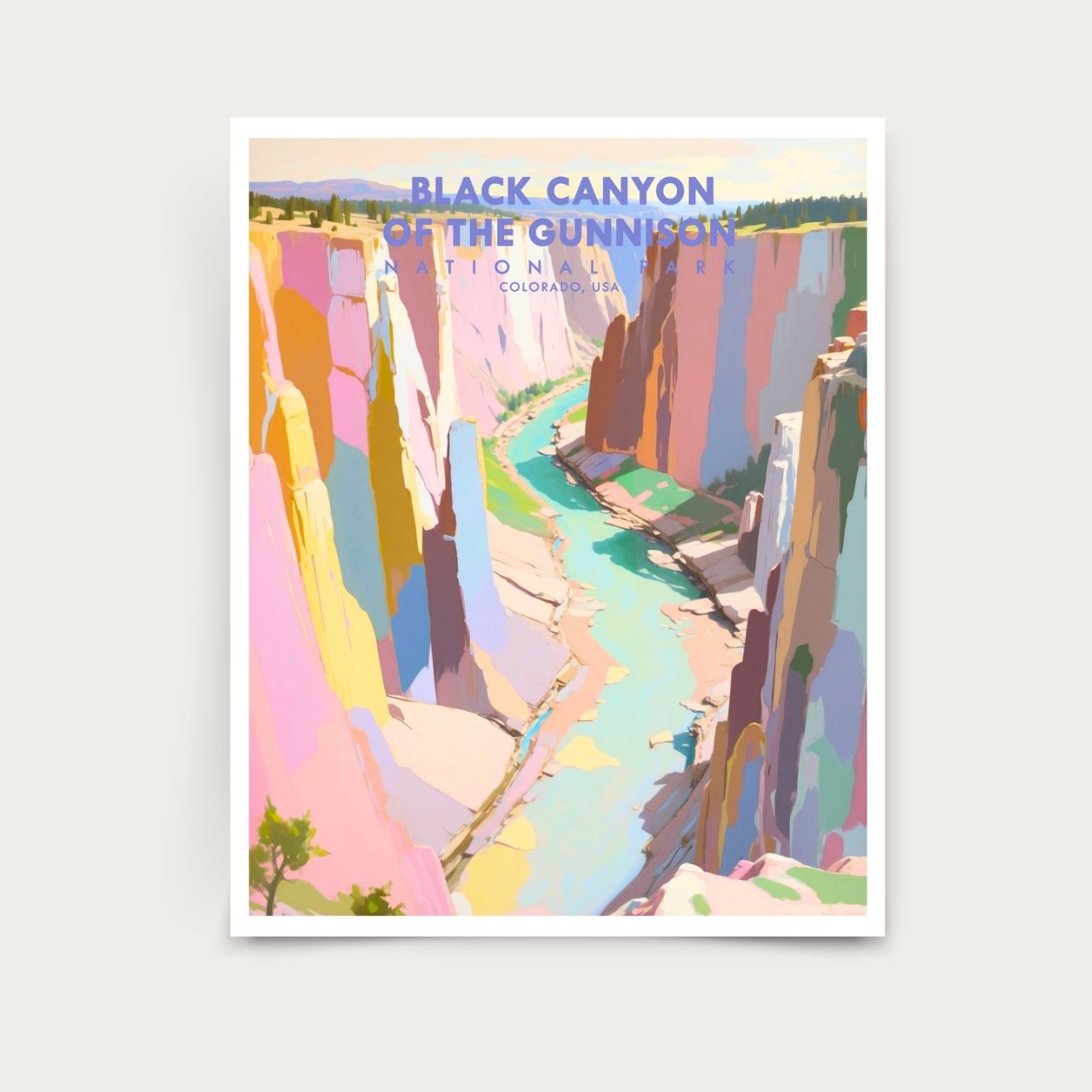 Black Canyon of the Gunnison National Park- Colorado Print