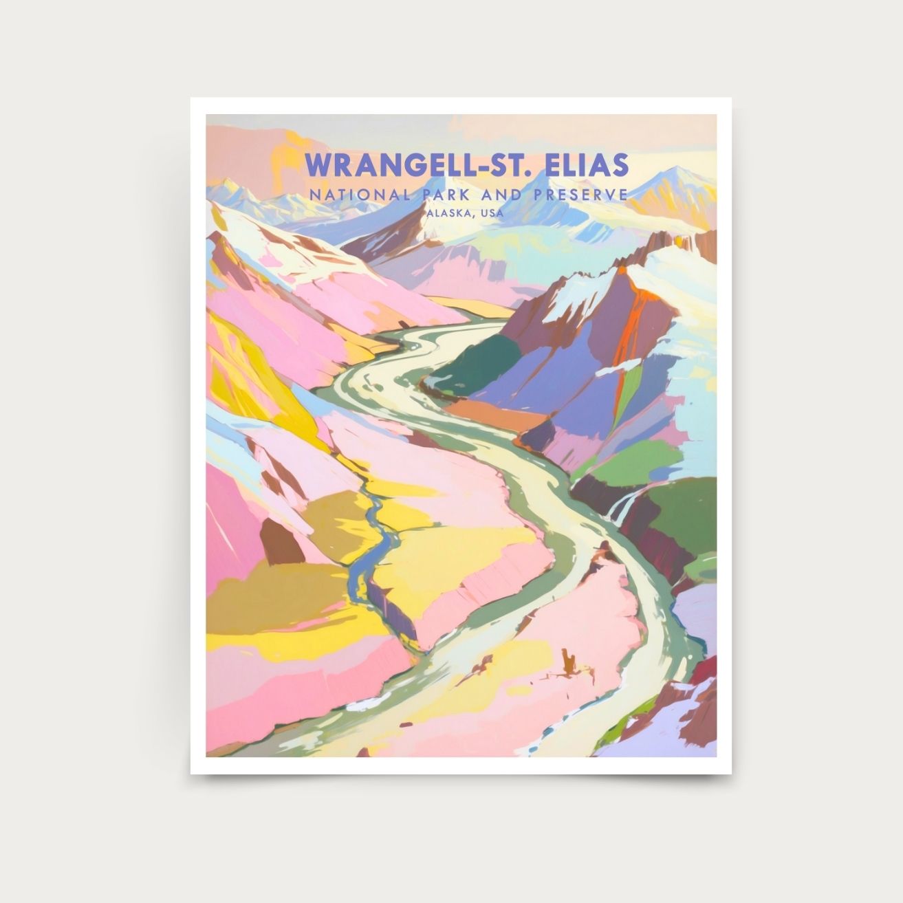 Wrangell–St. Elias National Park and Preserve- Alaska Print