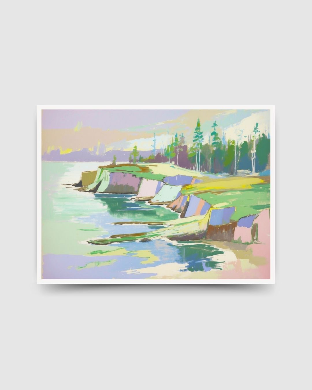 US National Park Landscape Art Print