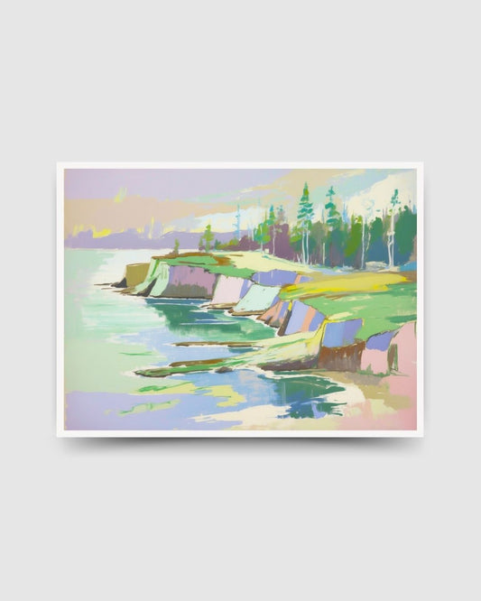 US National Park Landscape Art Print