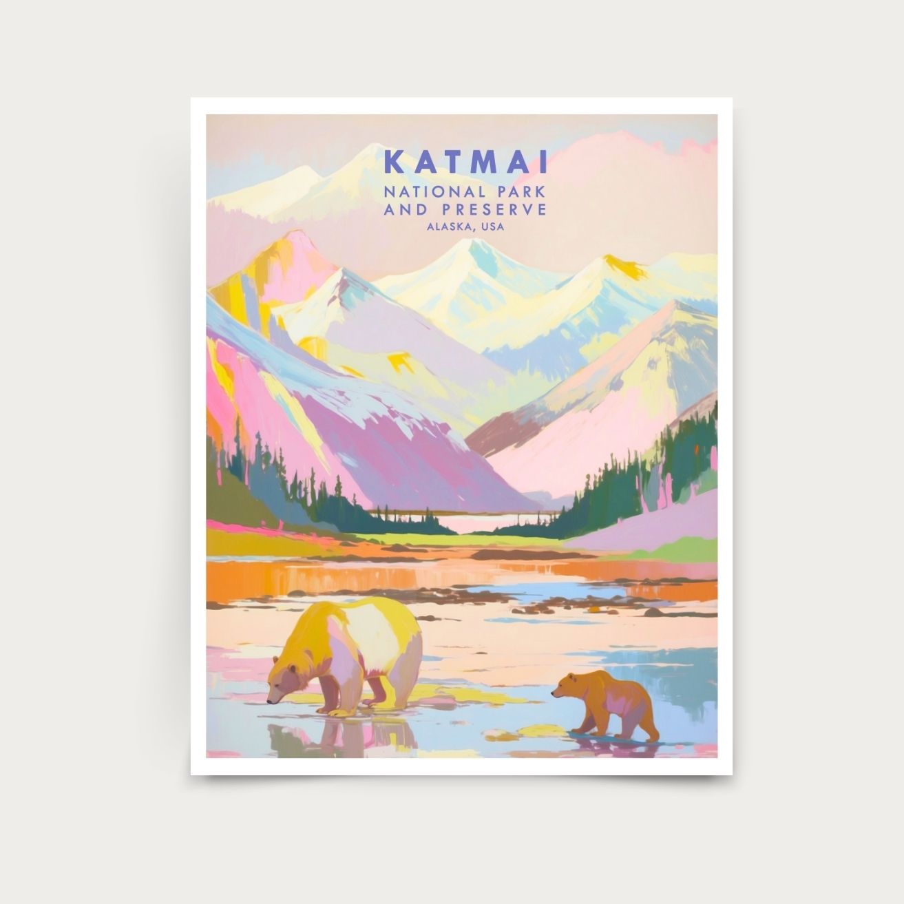 Katmai National Park Print- Alaska