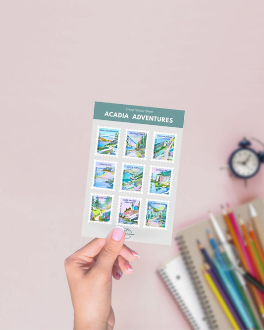 Acadia National Park Sticker Sheet