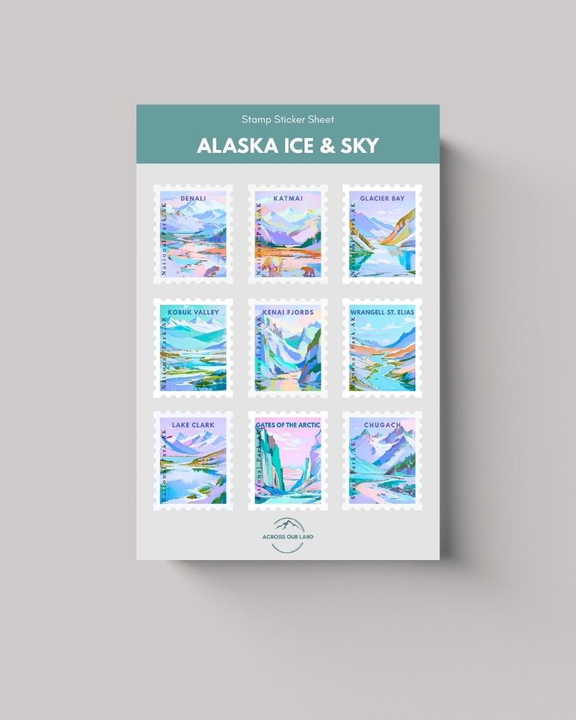 Alaska National Parks - Sticker Sheet