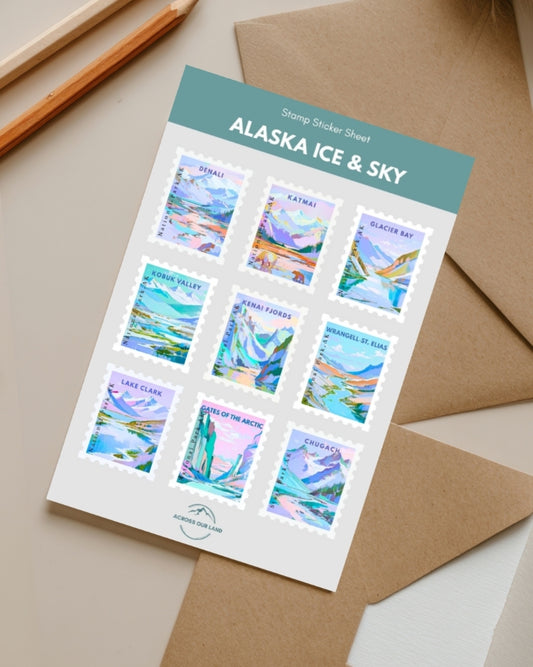 Alaska National Parks - Sticker Sheet