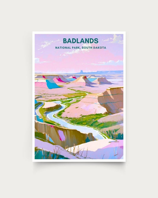 Badlands National Park Print
