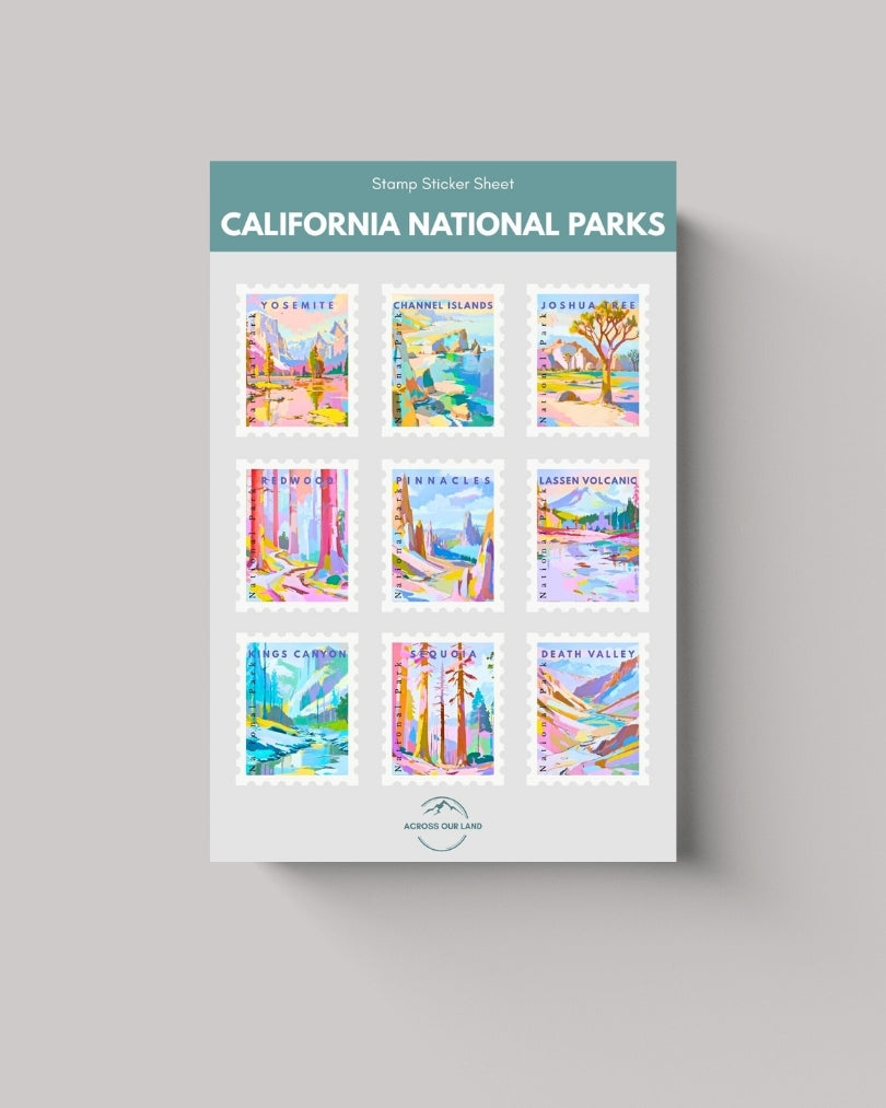California National Parks - Sticker Sheet