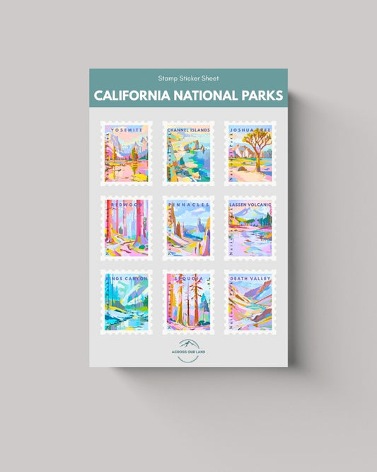 California National Parks - Sticker Sheet