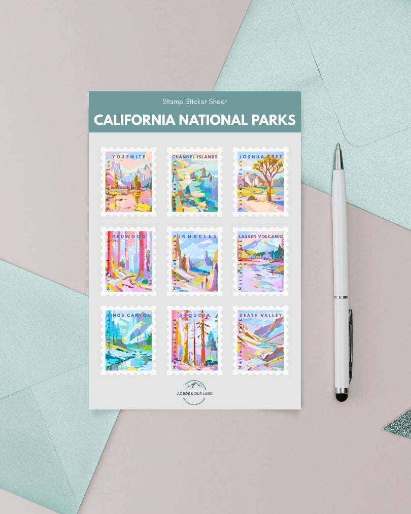 California National Parks - Sticker Sheet