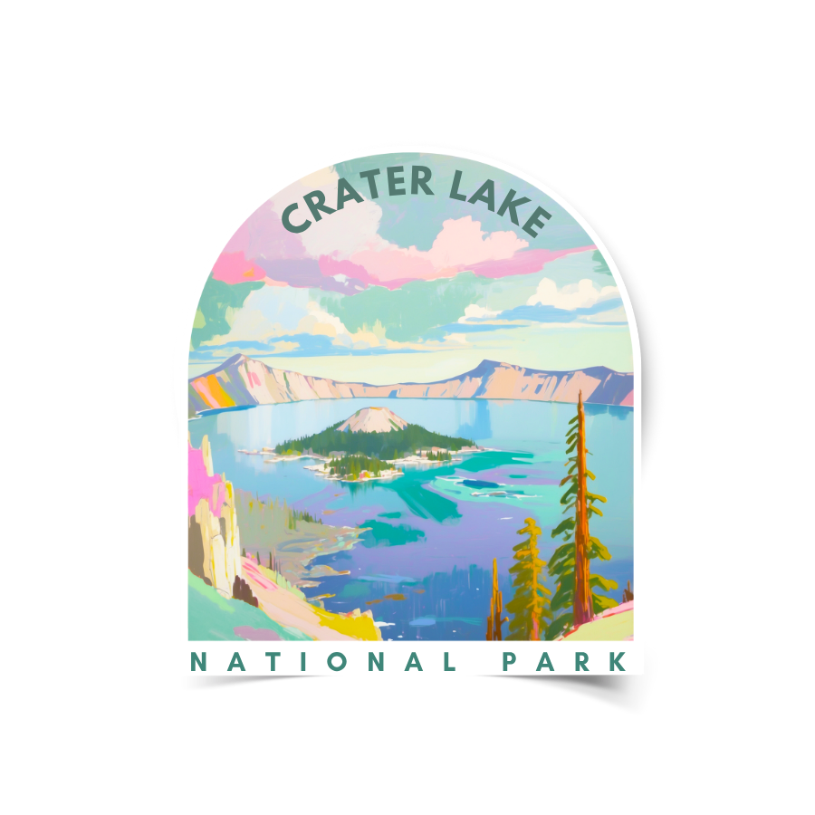 Crater Lake National Park Sticker