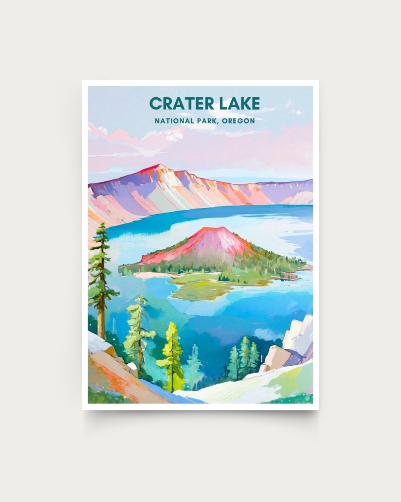 Crater Lake National Park Print