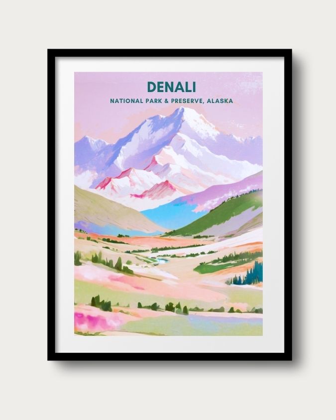 Denali National Park Print