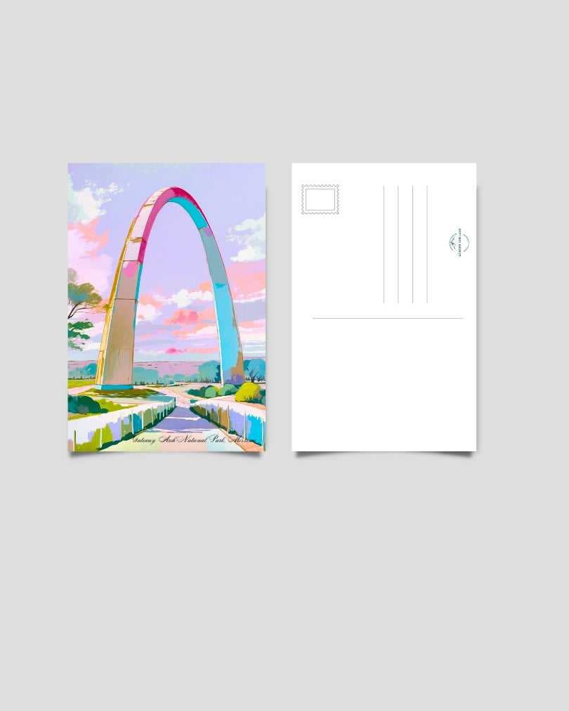 Gateway Arch National Park Postcard