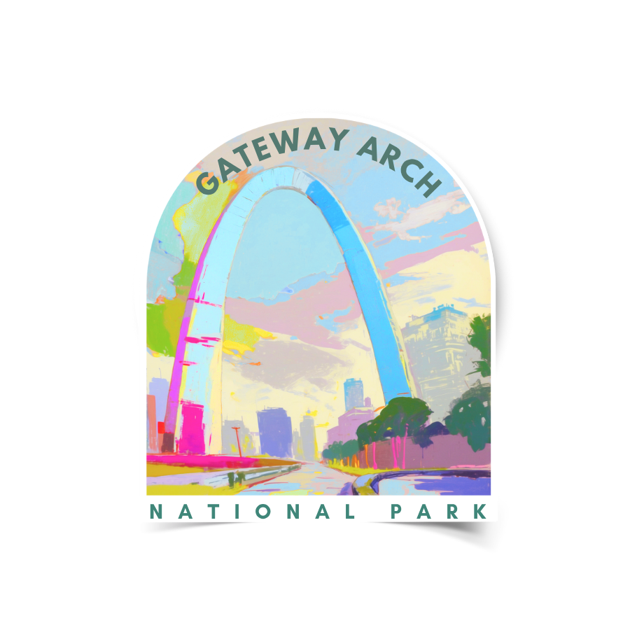 Gateway Arch National Park Sticker