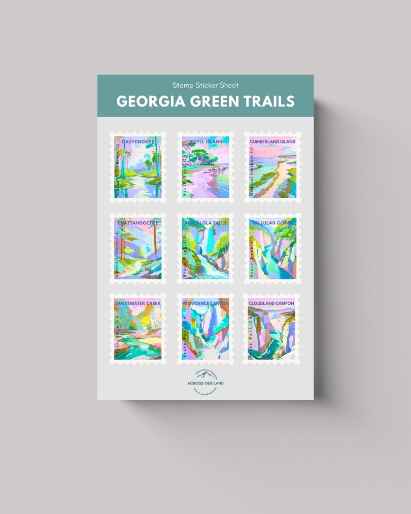 Georgia Nature - Sticker Sheet
