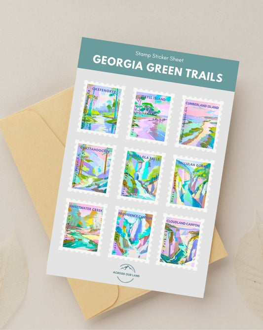 Georgia Nature - Sticker Sheet
