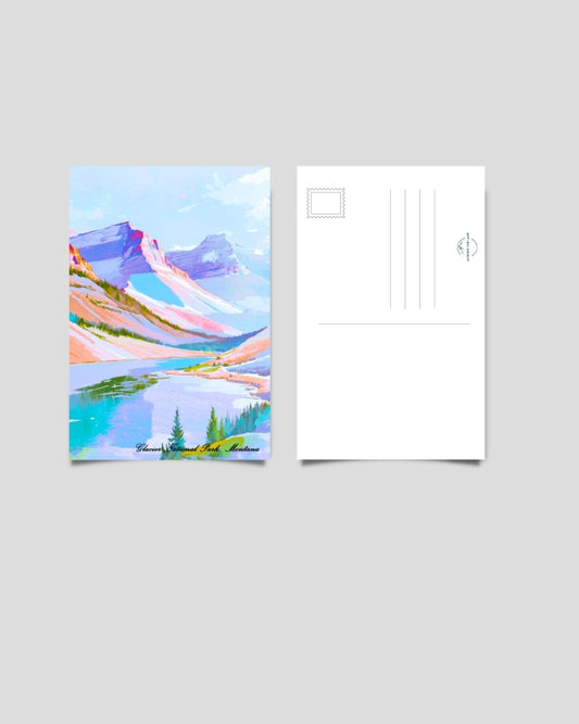 Glacier National Park Postcard