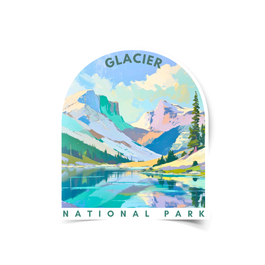 Glacier National Park Sticker