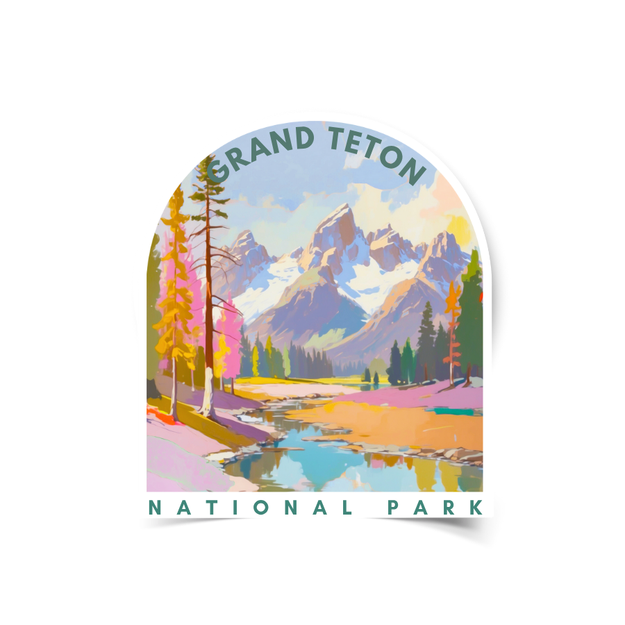 Grand Teton National Park Sticker