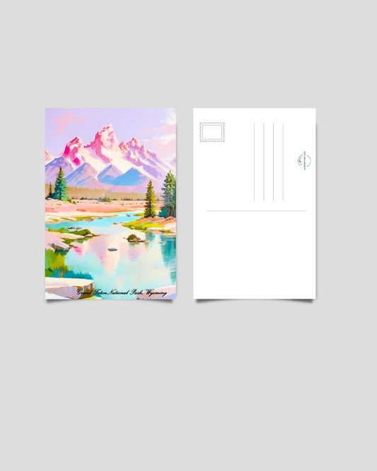 Grand Teton National Park Postcard