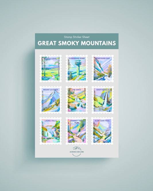 Great Smoky Mountains National Park Sticker Sheet