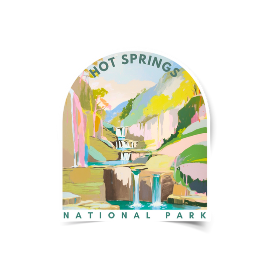 Hot Springs National Park Sticker