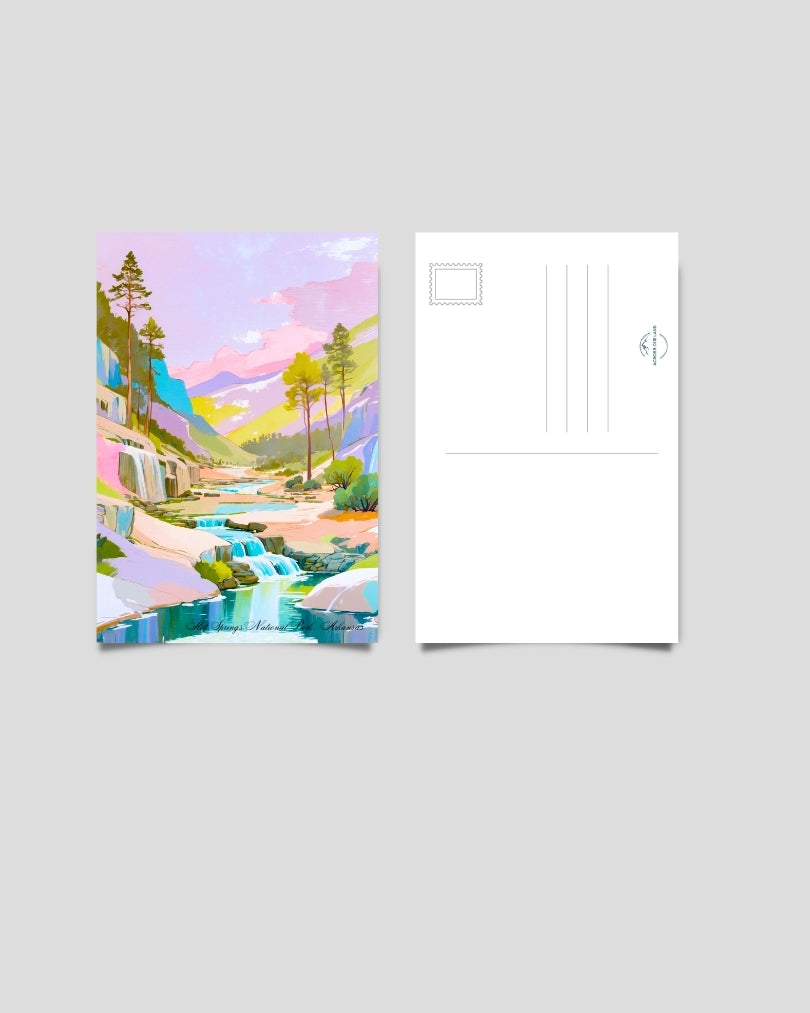 Hot Springs National Park Postcard