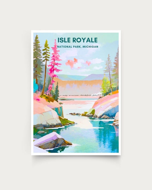 Isle Royale National Park Print
