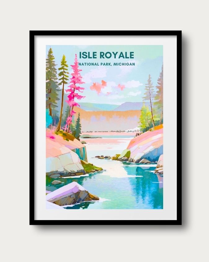 Isle Royale National Park Print