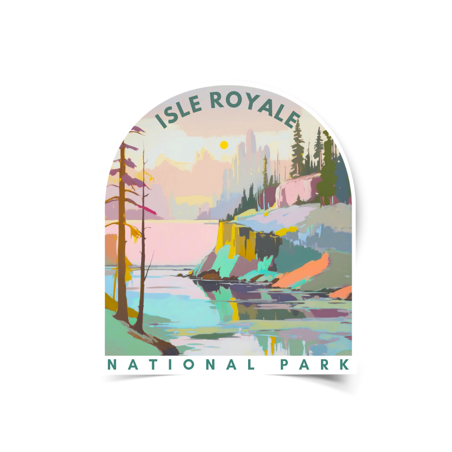 Isle Royale National Park Sticker
