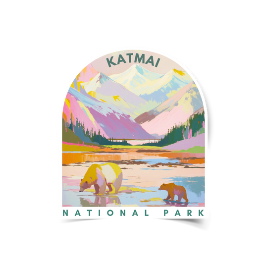 Katmai National Park Sticker