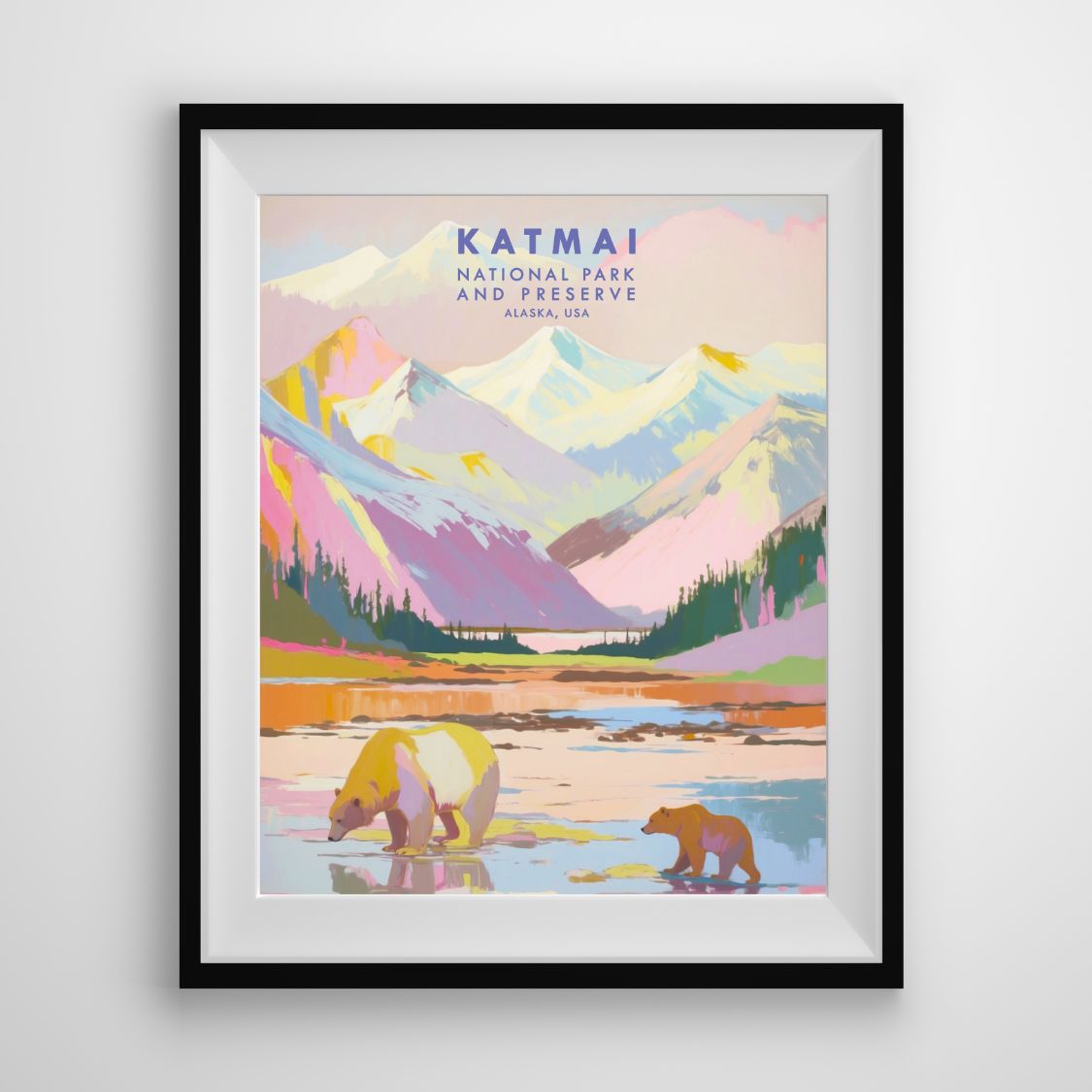 Katmai National Park Print- Alaska