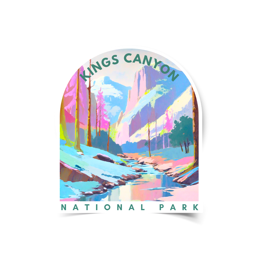Kings Canyon National Park Sticker